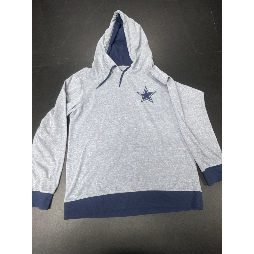 Darius Rucker Dallas Cowboys Tonal Knit Pullover Hoodie - Small